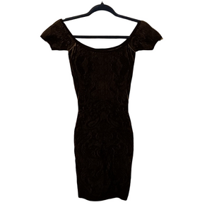 Guess Elegant Black Off-Shoulder Mini Dress